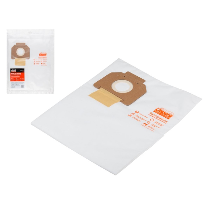 Мешок для пылесоса Gepard WORTEX VC 2015-1 WS, KARCHER WD 3 GP90018-121, сменный улучшенный  в Угличе
