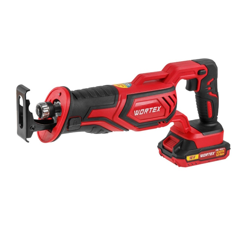 Аккумуляторная сабельная пила Wortex CSR 1118 E 0329282, в коробке ALL1 МЕГА 18В, 1 акк., 2 Ач, дер. 115 мм в Ярославле