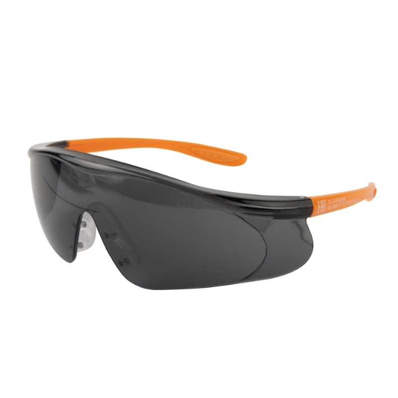 Открытые очки с панорамным обзором Jeta Safety JSG-7915S, мягкий носовой упор, защитное покрытие, дымчатые линзы в Кинешме