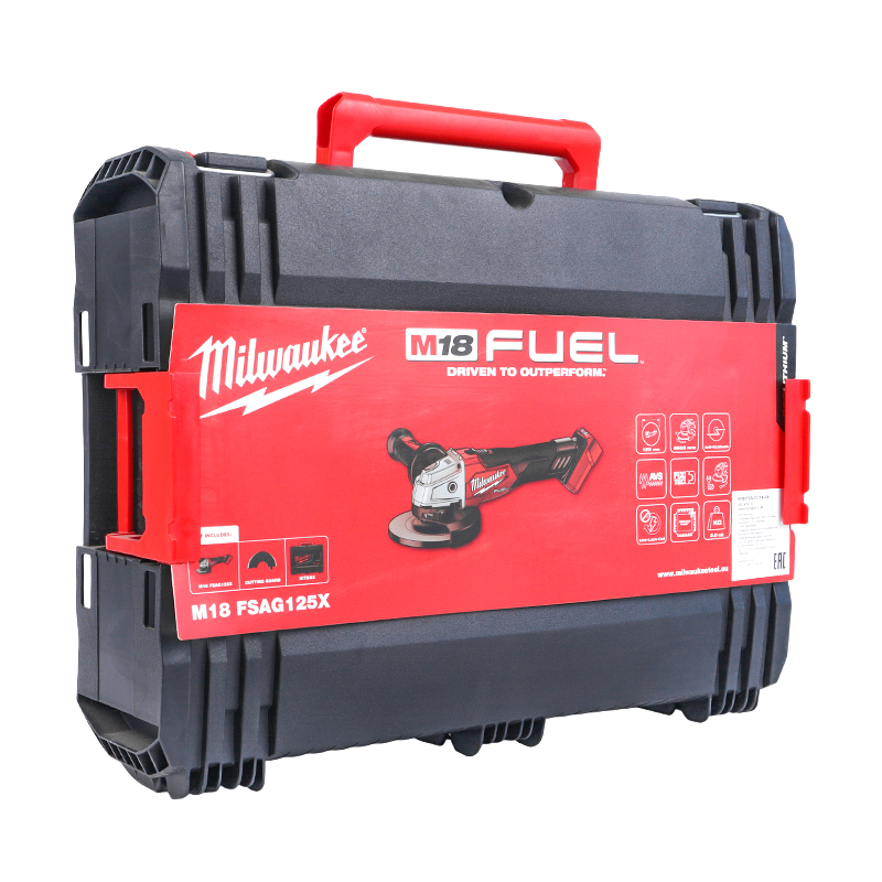 Угловая шлифмашина (болгарка) аккумуляторная Milwaukee M18 Fuel FSAG125X-0X, 125 мм, 18 В, без АКБ и ЗУ, в кейсе в Александрове