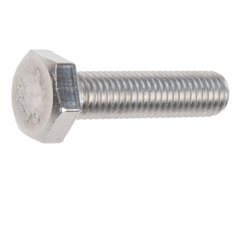 Болт Starfix SM-104785-200, М6х20, шестигранный, нержавеющая сталь А2, DIN 933, 200 шт в упаковке в Кинешме