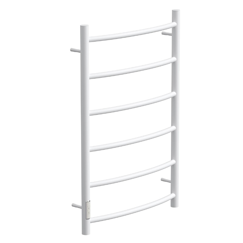 Полотенцесушитель электрический Point PN04758W П6, Афина, 500x800, диммер слева, белый в Угличе