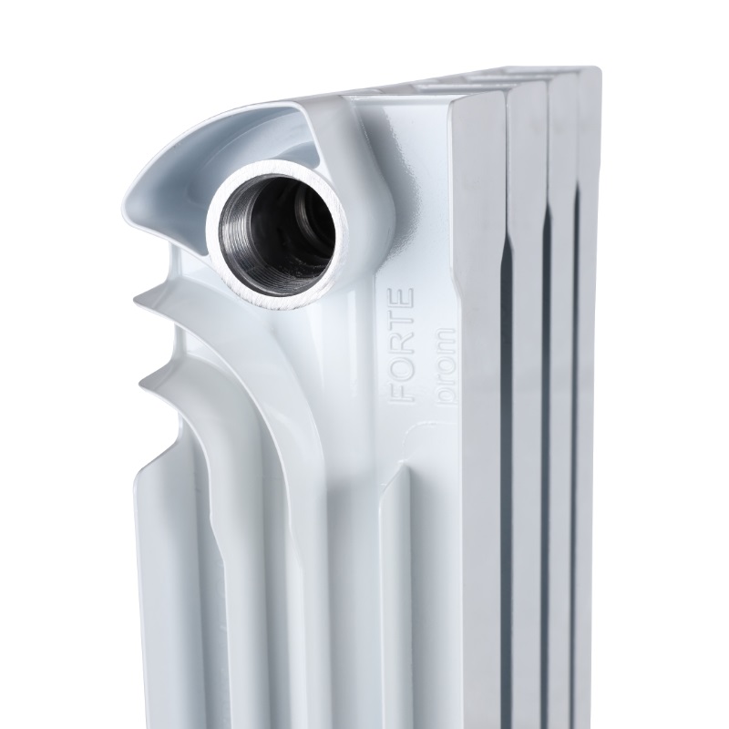 Радиатор алюминиевый Stout VEGA 500 SRA-1310-050004, 4 секции, боковое подключение (белый RAL 9016) в Нижнем Новгороде
