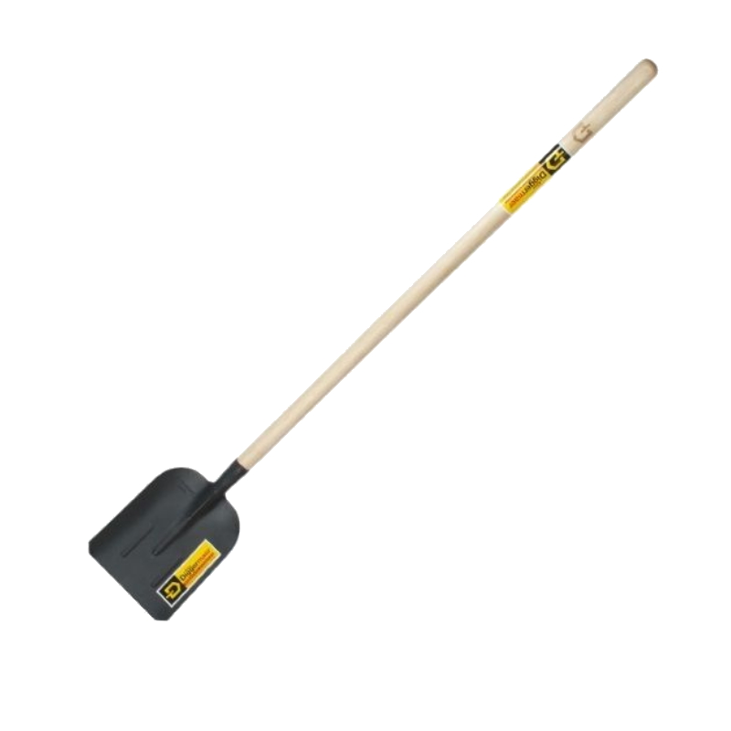 Совковая песочная лопата с черенком и ручкой Diggermaer D1.1C1P