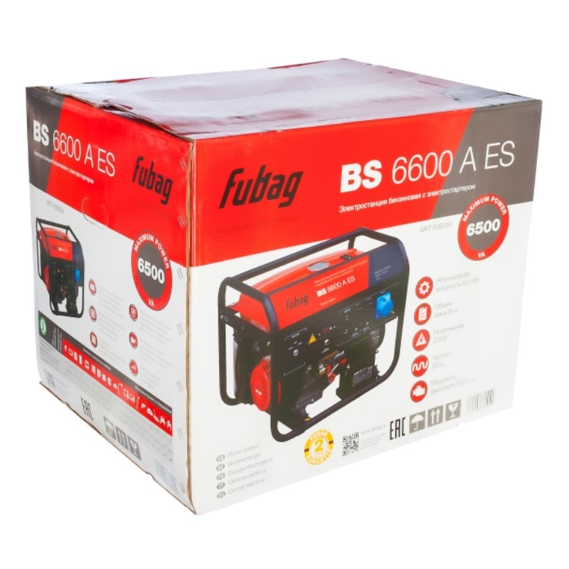 Бензиновый генератор Fubag BS 6600 A ES в Коврове
