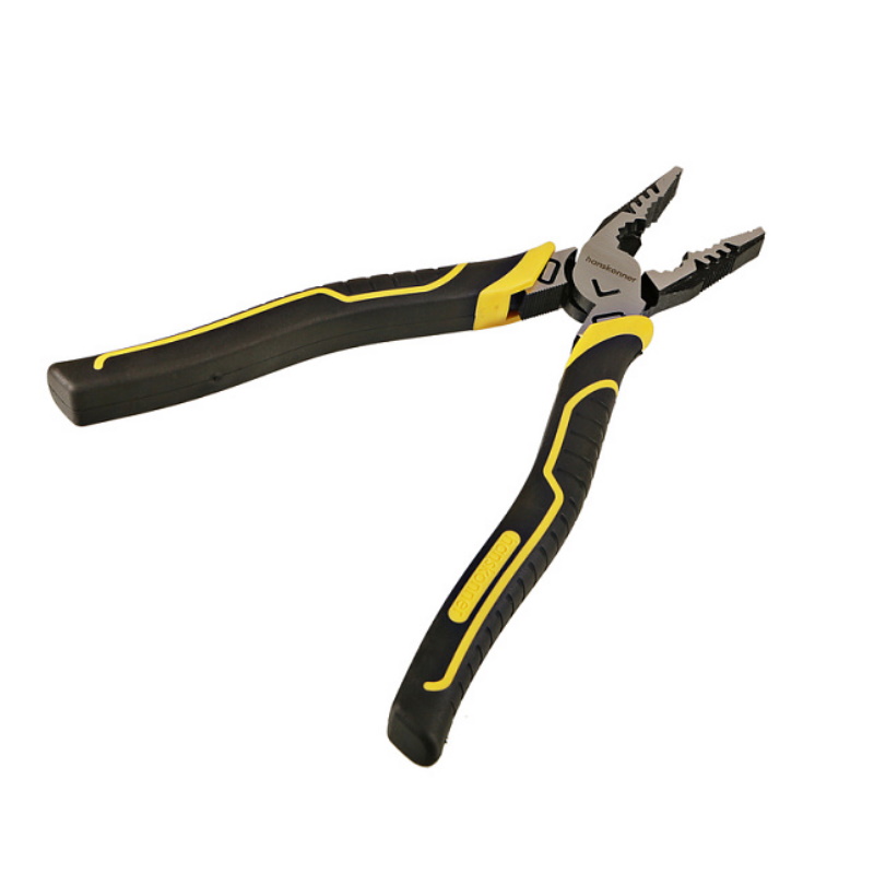 Пассатижи Hanskonner HK1020-02-1-225 225мм, эксц. шарнир,+30% к силе реза, СrV, TPR рук. в Иваново