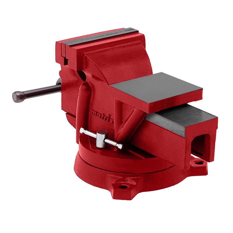 Тиски слесарные Matrix 18600, 100 мм, поворотные, с наковальней в Александрове
