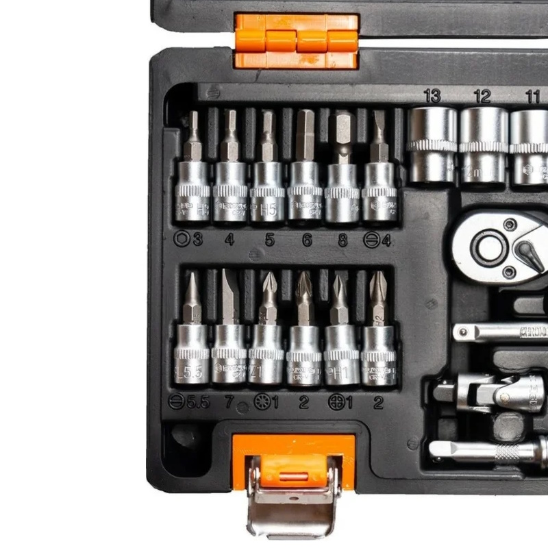 Набор инструментов Вихрь 73/6/7/1, CrV, 1/4", 29 предметов