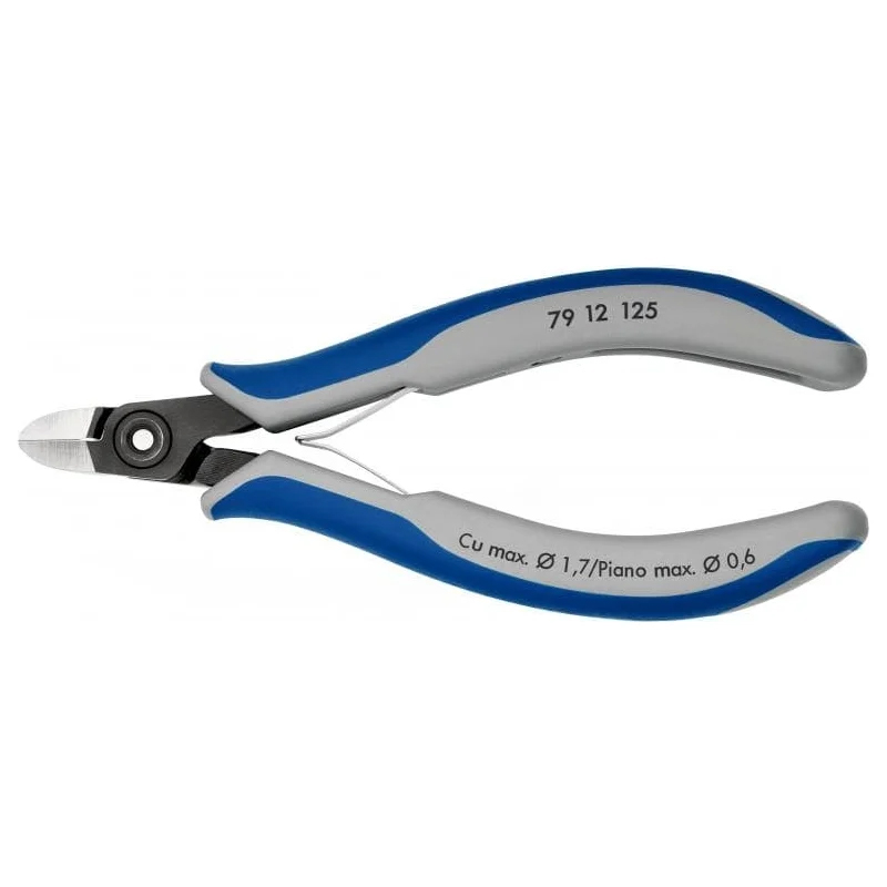 Бокорезы прецизионные Knipex KN-7912125 (округлая головка, 125 мм, 2-комп ручки) в Туле