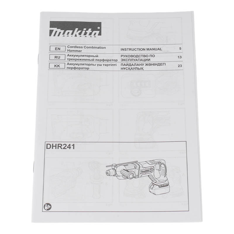 Аккумуляторный перфоратор Makita DHR241Z , с защитной муфтой в Иваново