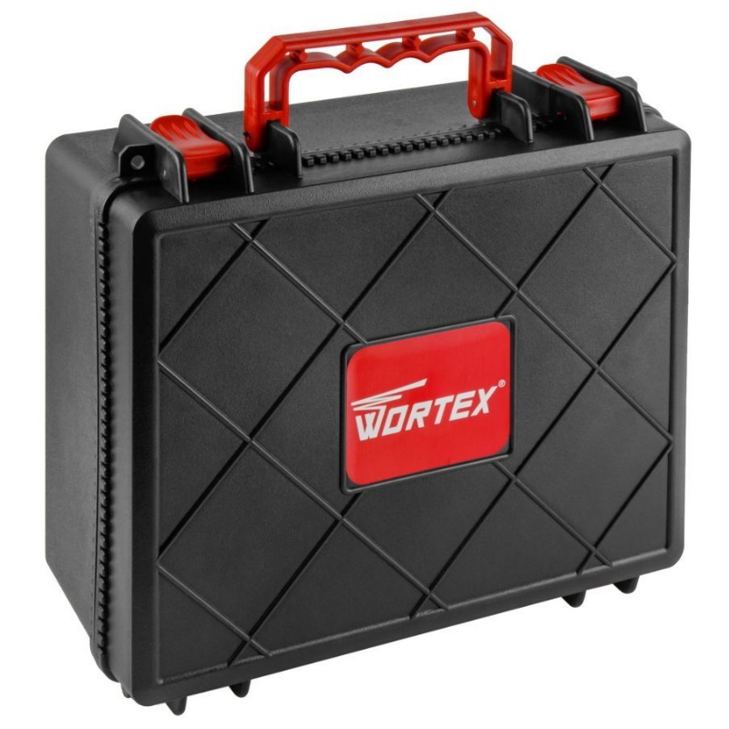 Нивелир лазерный Wortex LL 0340 0323145, в чемодане + аксессуары 4х360°, до 25 м, +/- 0.3 мм/м, зеленый