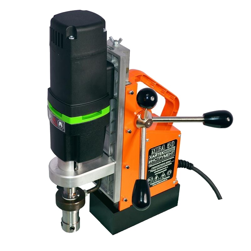 Магнитный сверлильный станок Хайтек инструмент MBA 50, пластиковый чемодан