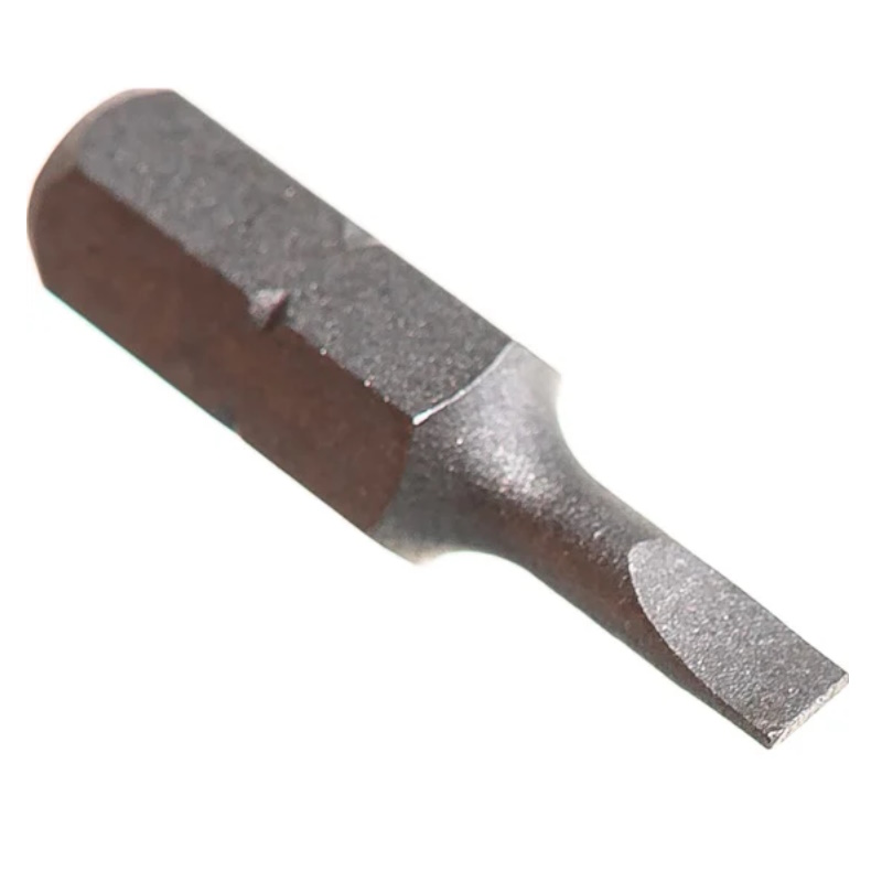 Вставка-бита Ombra 514530 055809, 1/4"DR шлицевая, SL3, 25 мм в Кинешме