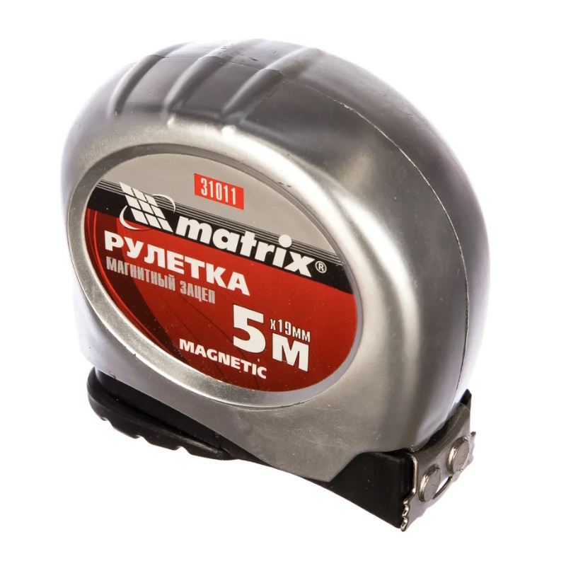 Рулетка Matrix Magnetic 31011, 5 м х 19 мм, магнитный зацеп в Кинешме