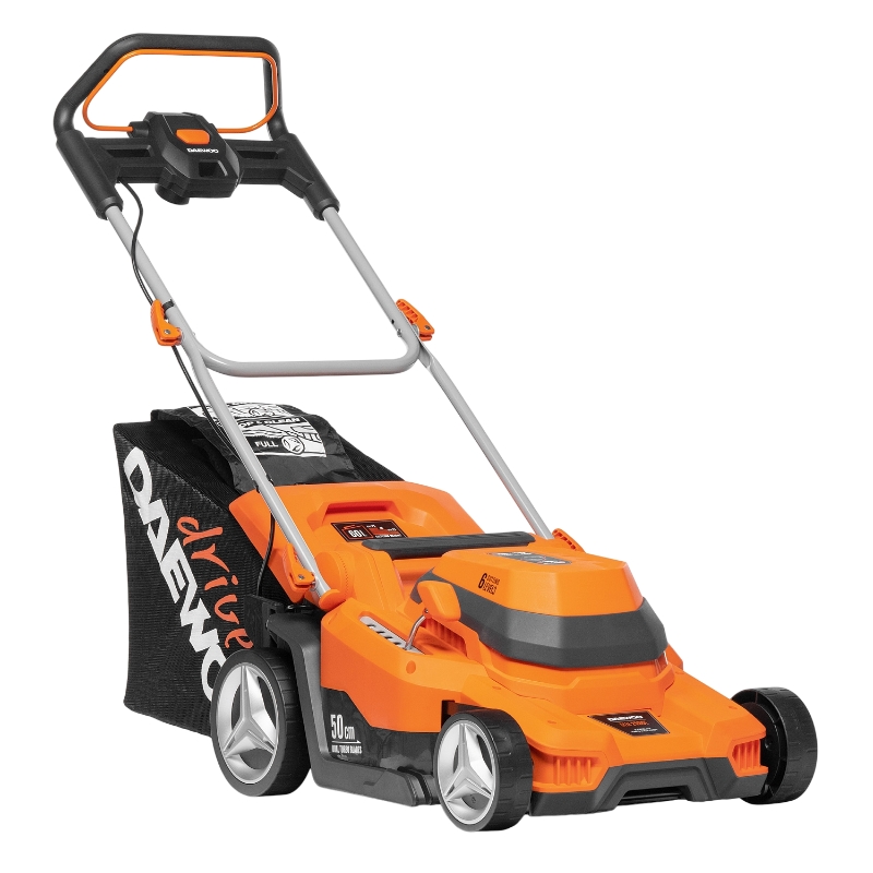 Электрическая газонокосилка Daewoo DLM 2500E, 2000Вт,пара ножей,  50см , тр-ник 60л в Туле