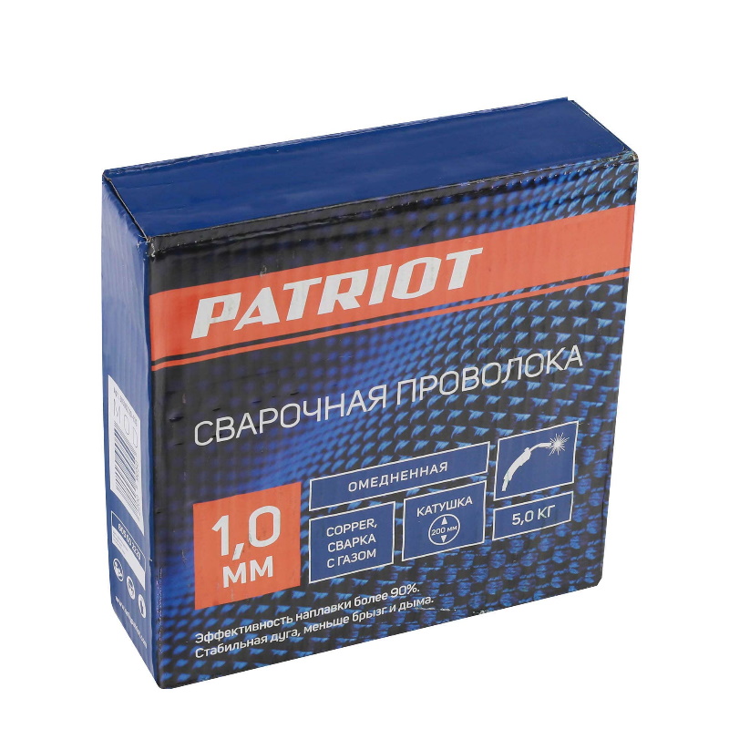Проволока омедненная Patriot 605002220, 1 мм, 5 кг в Угличе