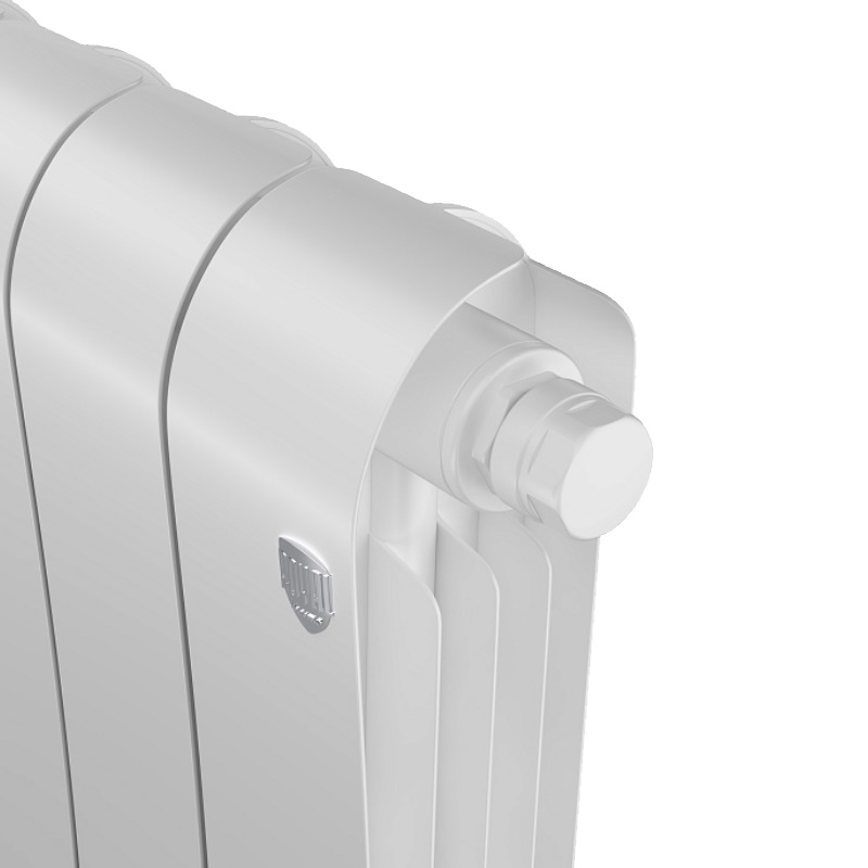 Радиатор биметаллический Royal Thermo Infinity 500 Bianco Traffico VR80 НС-1658380, 8 секций