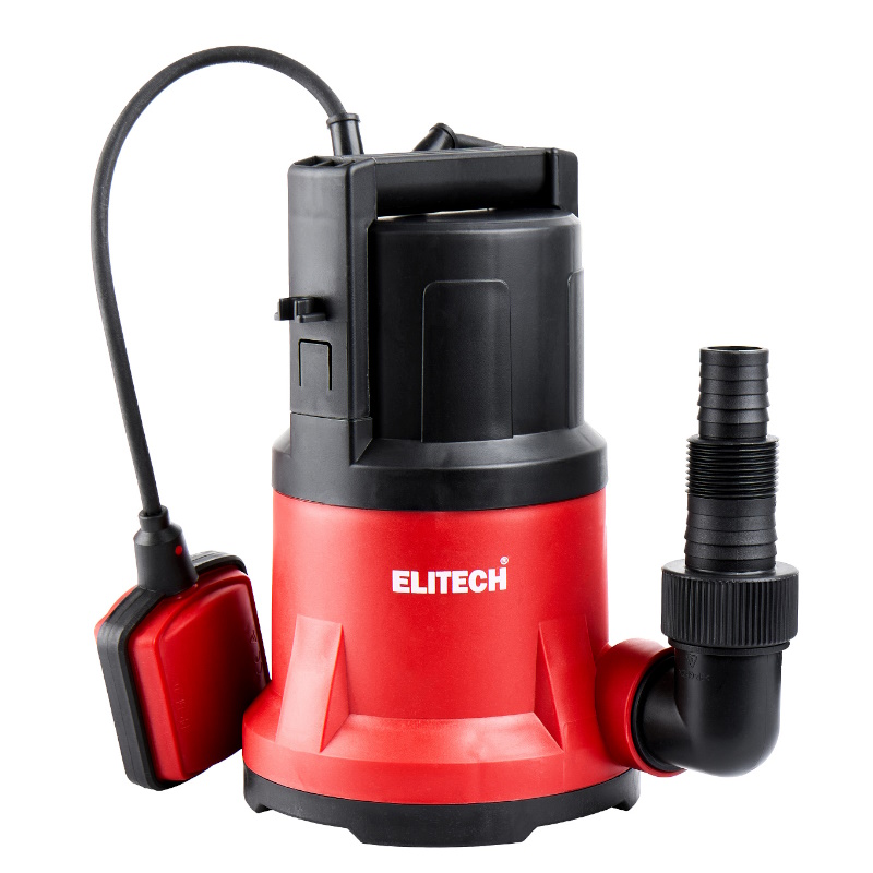 Насос погружной Elitech НПД 550-5П 205630, дренажный, 550 Вт, 11000 л/ч, Н=8 м, ч/вод в Твери