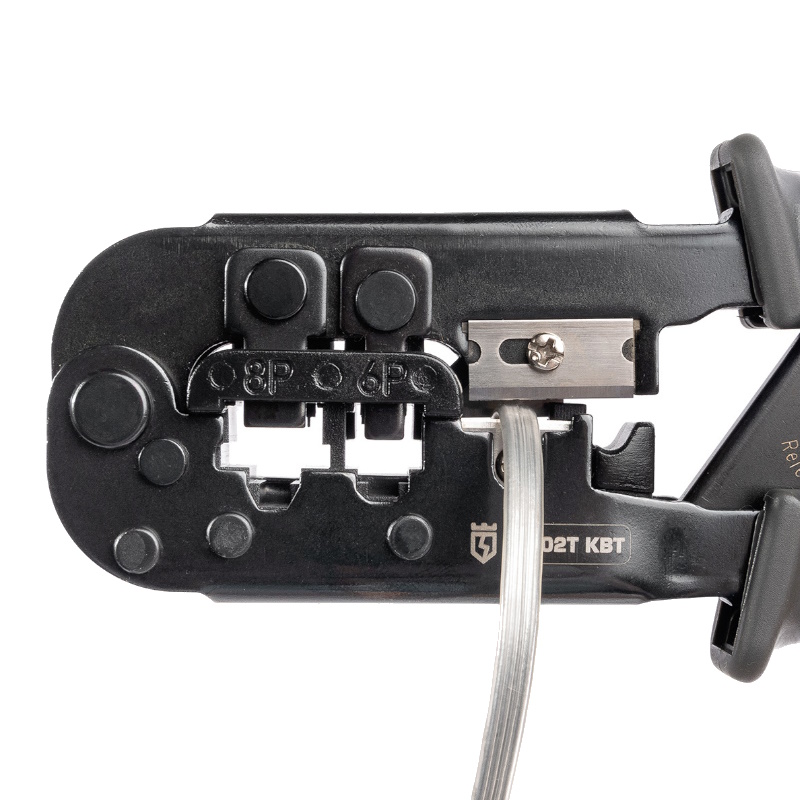 Пресс-клещи КВТ JT-02T 89229, для RJ разъемов, серия ПРОФИ