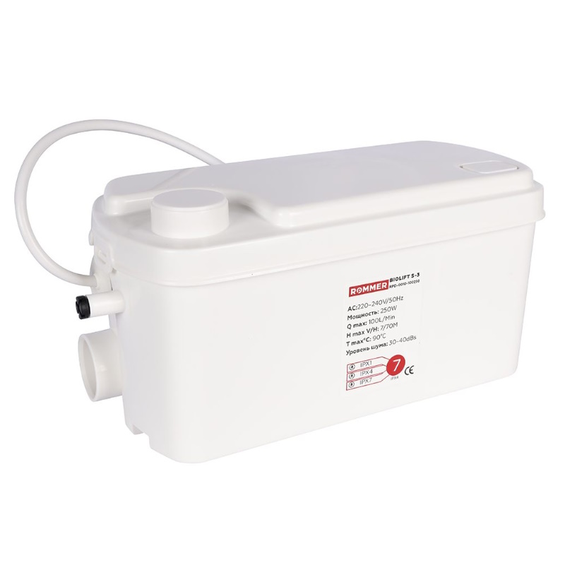 Канализационная насосная установка Rommer BIOLIFT S-3 RPD-0010-100250, 3х40 мм в Иваново