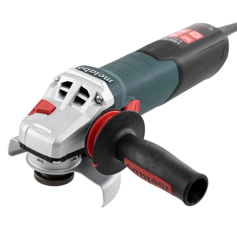 Угловая шлифмашина (болгарка) Metabo WEV 15-125 Quick 600468500, 125 мм, 1550 Вт, плавный пуск, регулировка оборотов, в кейсе