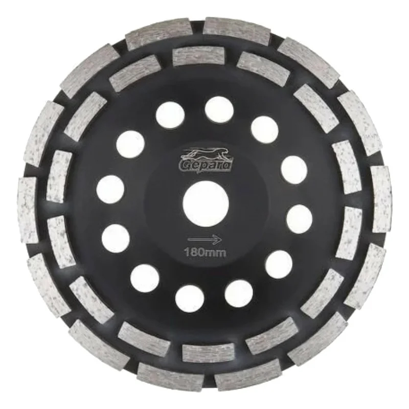 Алмазная чашка Gepard GP0808-180 180мм бетон двурядная 1845₽
