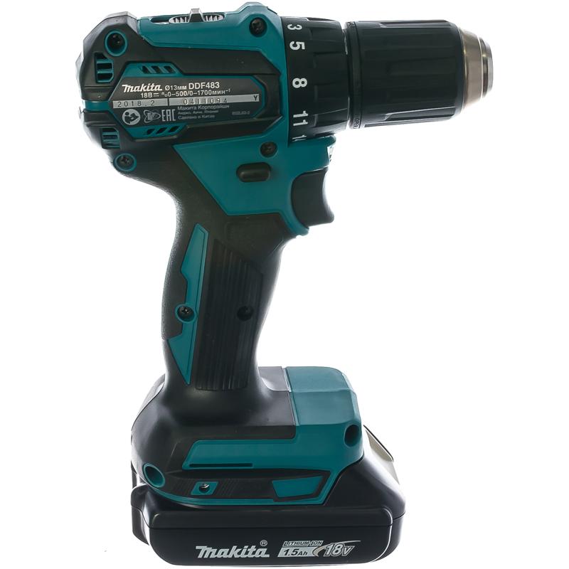 Аккумуляторная дрель-шуруповерт Makita DDF483SYE в Твери