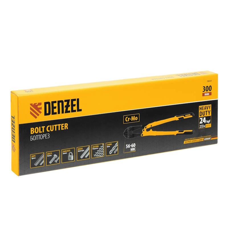 Болторез Denzel 78531, 300 мм, 12", Cr-Mo