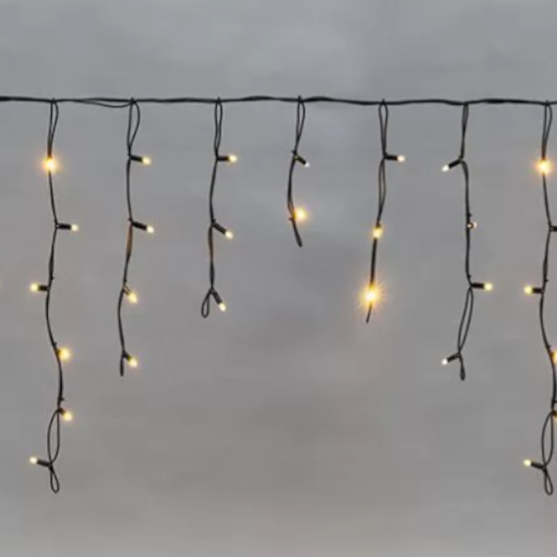 Гирлянда светодиодная Neon-Night "Айсикл" 255-226 448840, 4х0.6м 128LED тепл. бел.  в Иваново