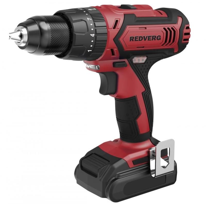 Аккумуляторная ударная дрель-шуруповерт Redverg RD-ISD18L/2T в Костроме