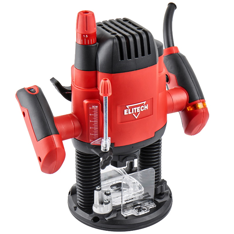 Фрезер Elitech Ф 1800Э (E2212.005.00) 207358, 1800 Вт, 11000-25000 об/мин, ход 55 мм в Муроме