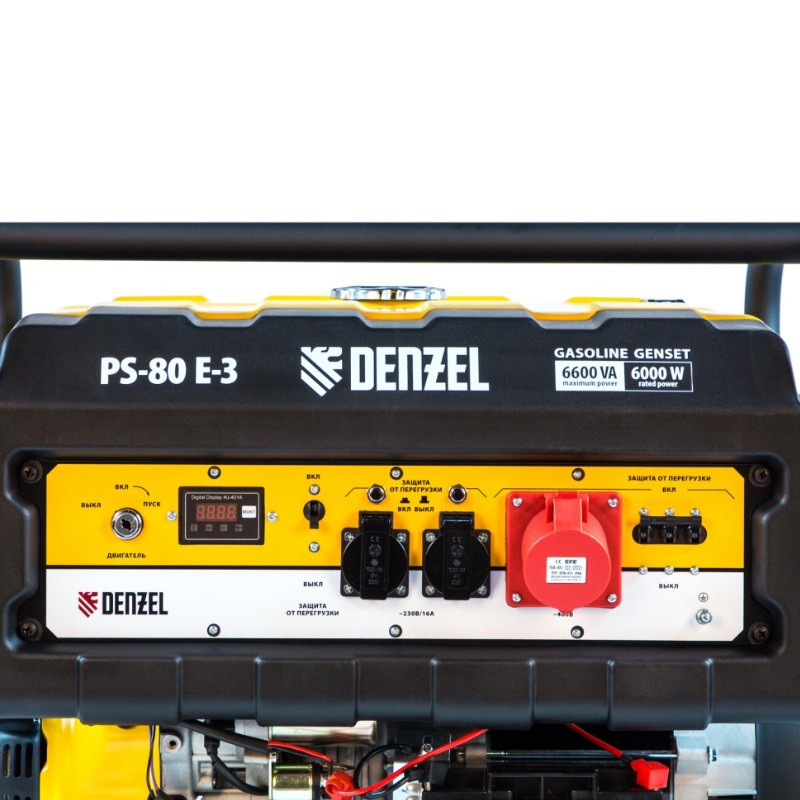 Бензиновый генератор Denzel PS-80E-3, 946954 в Ярославле