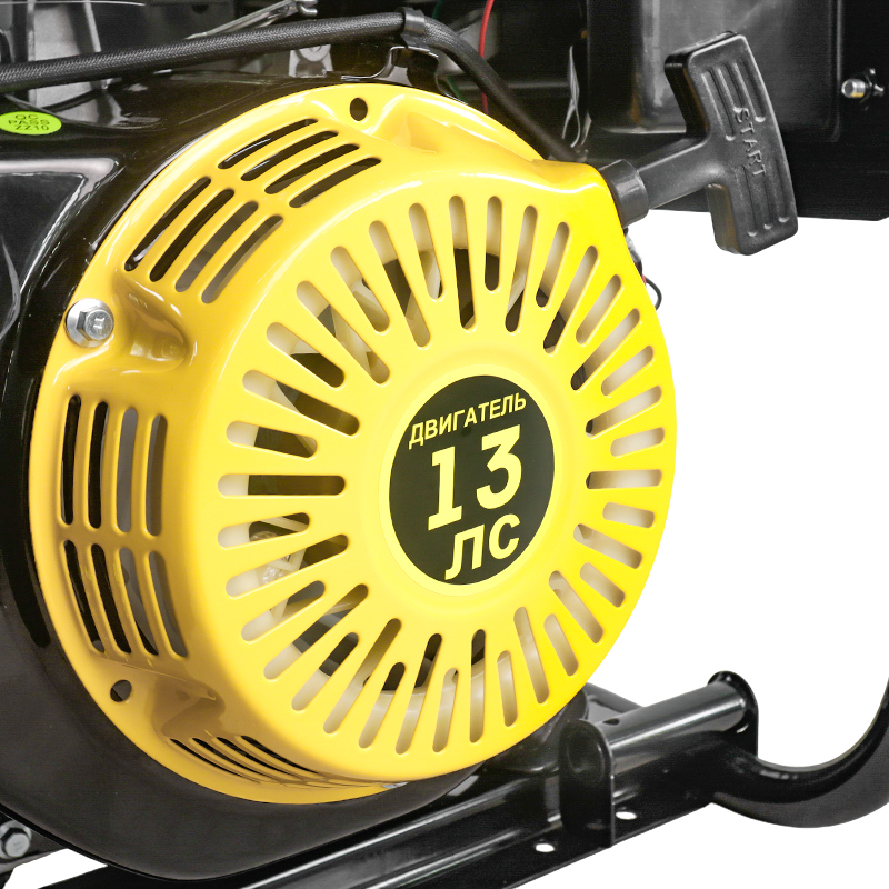 Однофазный бензиновый генератор Huter DY6500L (5 кВт, 4-х тактный двигатель, ручной запуск)