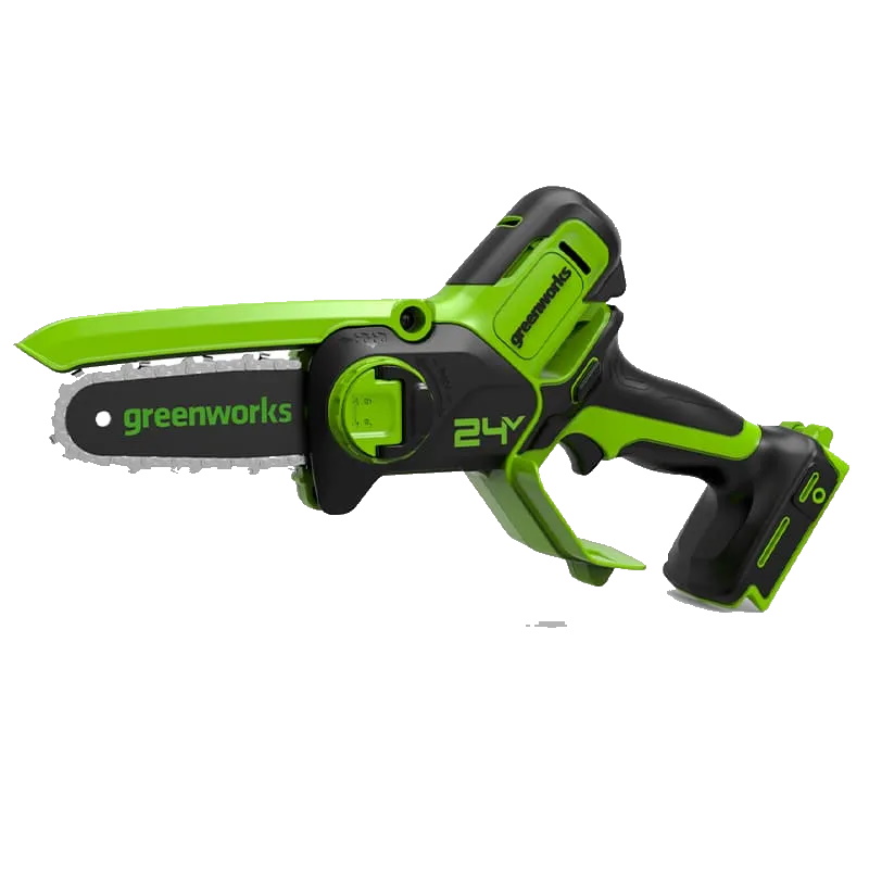 Цепная мини-пила аккумуляторная Greenworks GD24CSMNX 24V 2008707UA, 15 см, бесщеточная, c 1хАКБ 2Ач и ЗУ в Иваново
