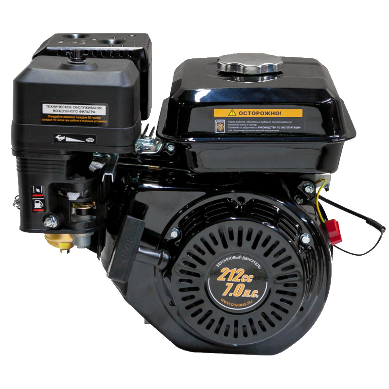 Двигатель Dinking DK170F-1-ECO(Q) ДВИ095, 7 л.с., 19 мм вал, ручной стартер в Иваново
