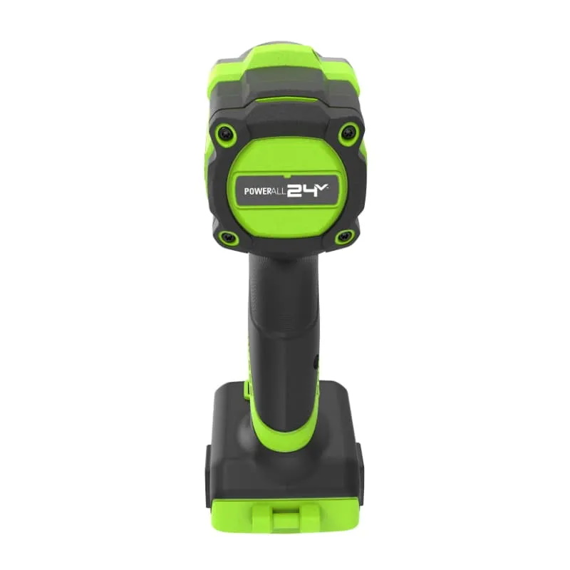 Гайковерт Greenworks IW5500 24V 3805007CUB, ударный, аккумуляторный, бесщеточный, 1/2'', 500Нм,3 режима,1х4Ач,ЗУ,кор
