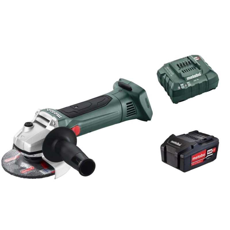Угловая шлифмашина (болгарка) аккумуляторная Metabo W 18 LTX 125 T04155, 125 мм, 18 В, плавный пуск в Муроме