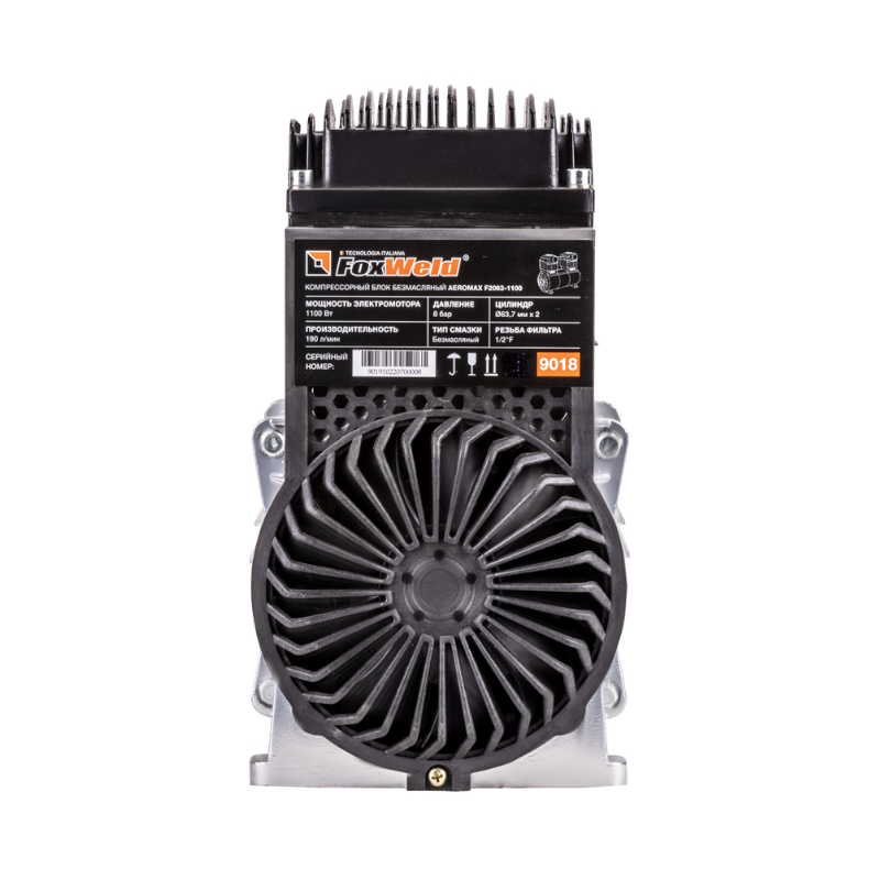 Компрессорный блок безмасляный FoxWeld AEROMAX F2063-1100 9018