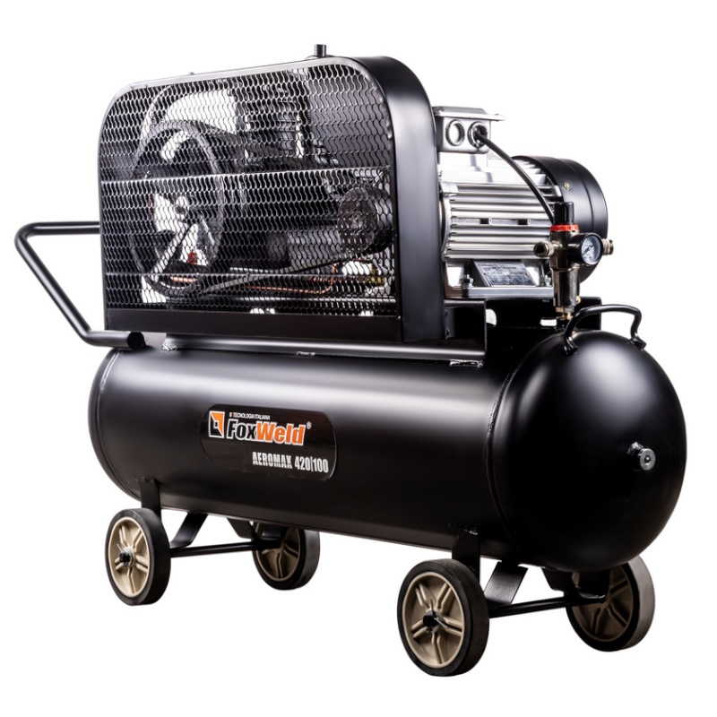 Компрессор масляный ременной FoxWeld AEROMAX 420/100 5074 в Костроме