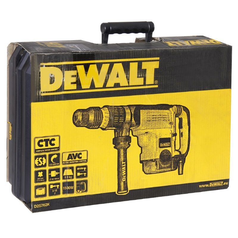 Перфоратор DeWalt D 25762 K  в кейсе, с защитной муфтой, с виброзащитой в Муроме