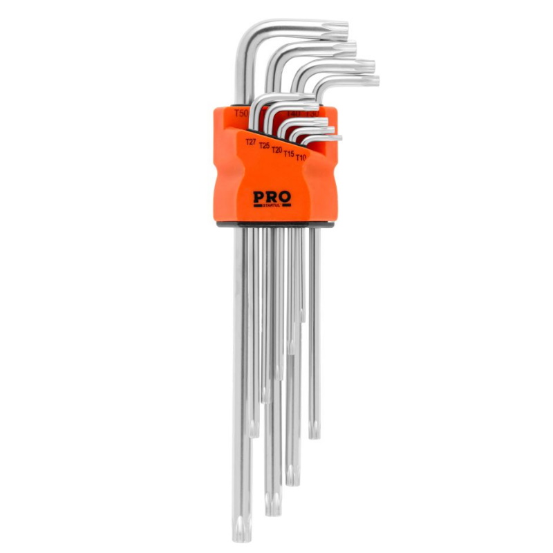 Набор ключей Pro Startul PRO-87309, Torx, T10-T50, 9 шт., экстрадлинных в Рыбинске