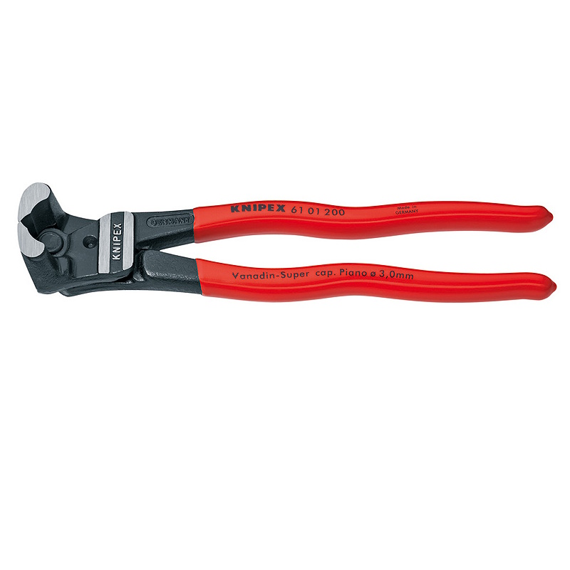 Болторез торцевой особой мощности Knipex KN-6101200, 200 мм, фосфатированный, обливные ручки в Твери