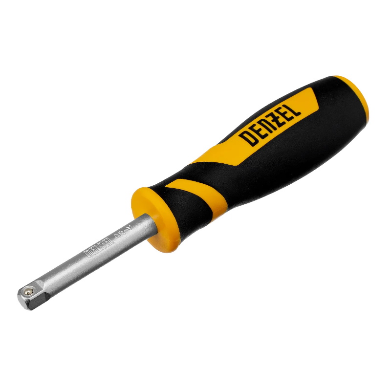Набор инструментов Denzel 15804, 1/2", 1/4", CrV, S2, пластиковый кейс, 122 предмета в Иваново
