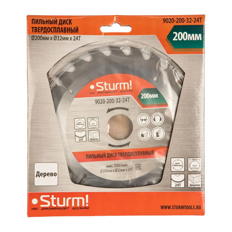 Диск пильный Sturm 9020-200-32-24T в Туле