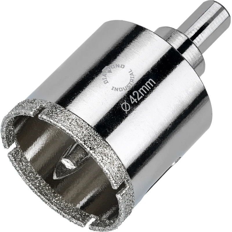 Алмазная коронка с центрирующим сверлом по керамограниту Diamond Industrial DIDCSC042, 42 мм в Александрове