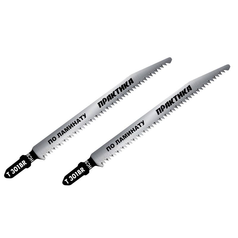Пилки Практика 649-202, для лобзика по ламинату дереву, HCS