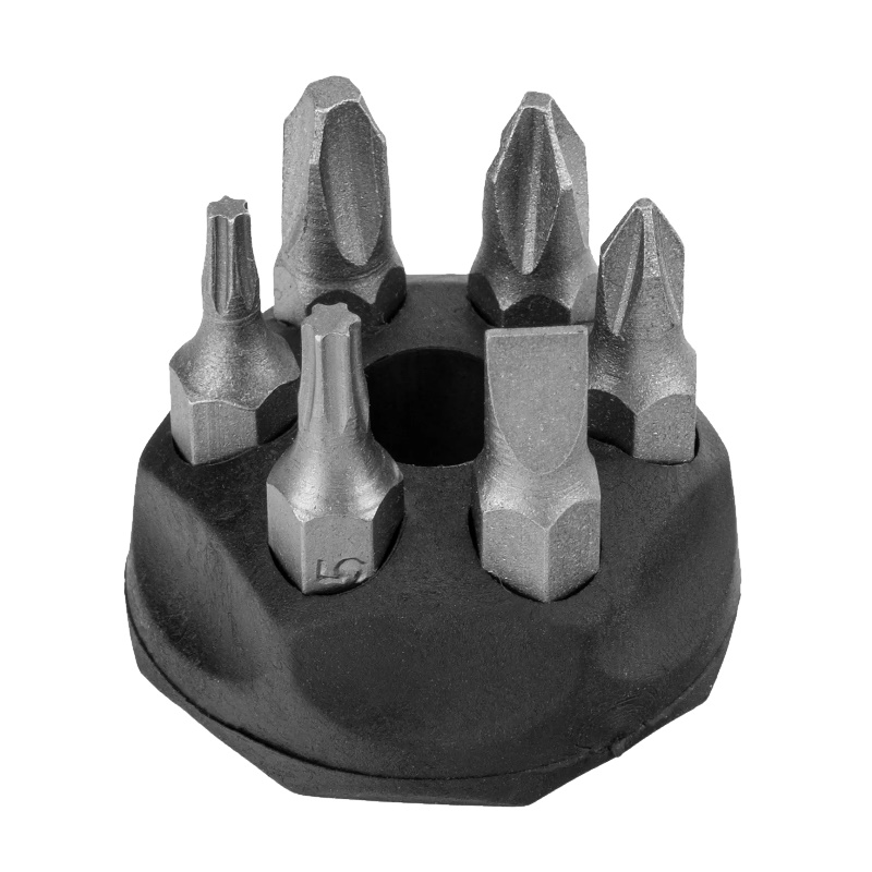 Отвертка телескопическая с битами Sparta 115575, 8 предметов, PH + SL + Torx, двухкомпонентная рукоятка, гибкий привод в Угличе