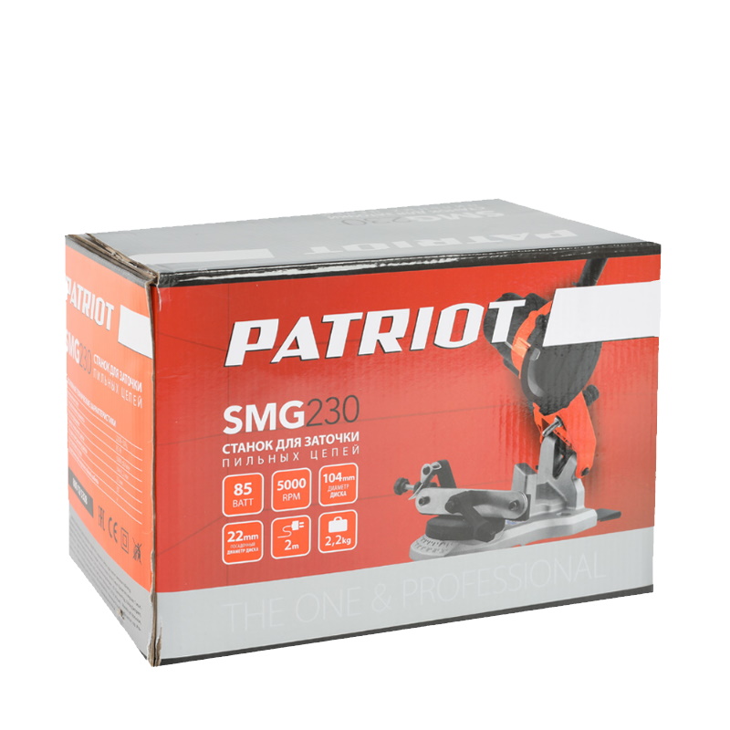 Министанок заточной эл. Patriot SMG 230, 880125328,мощ. 85Вт в Угличе