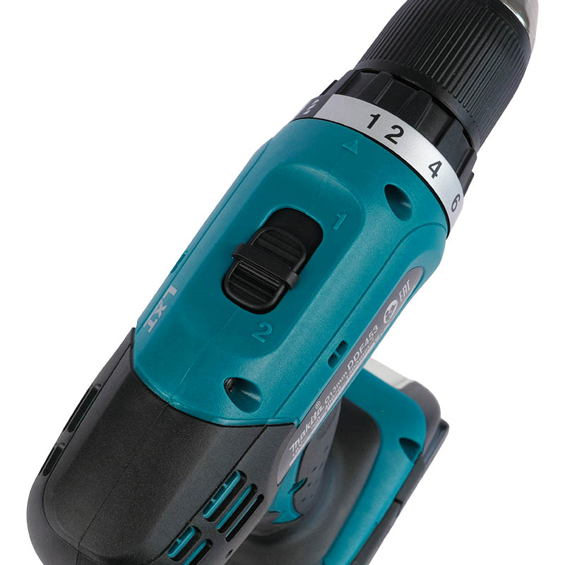 Дрель-шуруповерт аккумуляторная Makita DDF453SYE (42 Нм, 18 В, 2 АКБ 1.5 Ач, ЗУ, кейс)
