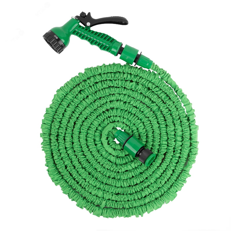 Набор поливочный Fit 77288 шланг растягивающийся 5-15 м и пистолет для полива 7 режимов 2170₽